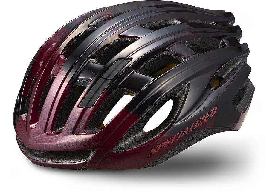 Specialized propero 3 angi mips helmet gloss maroon/gloss black s Helmets Specialized   