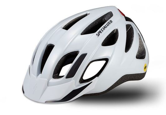 Specialized centro led mips helmet gloss white one size Helmets Specialized   