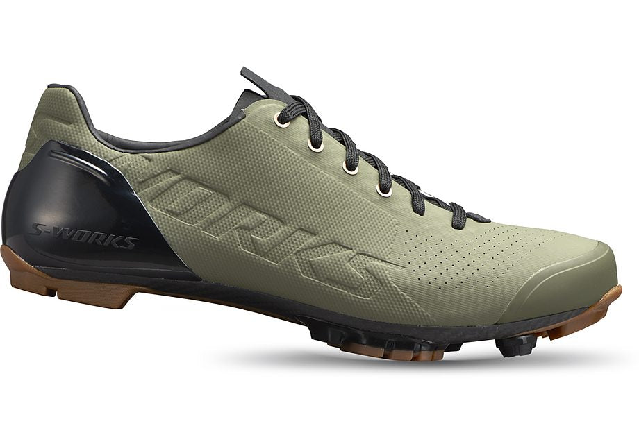Specialized S-Works recon lace shoe oak green 44.5 Shoes and Insoles Specialized   