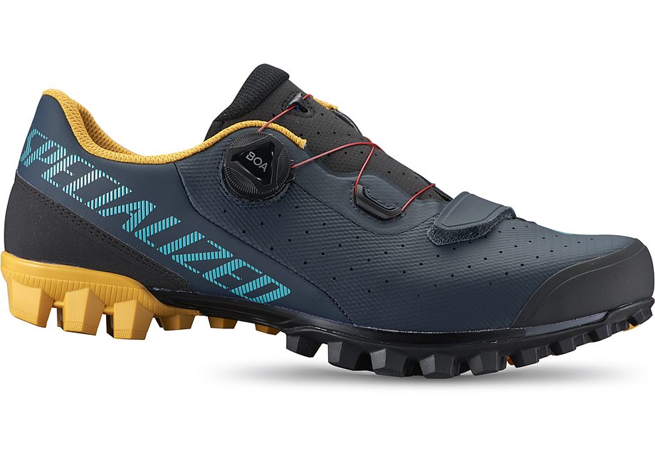 Specialized recon 2.0 shoe cast blue/blue lagoon/brassy yellow 46 Shoes and Insoles Specialized   