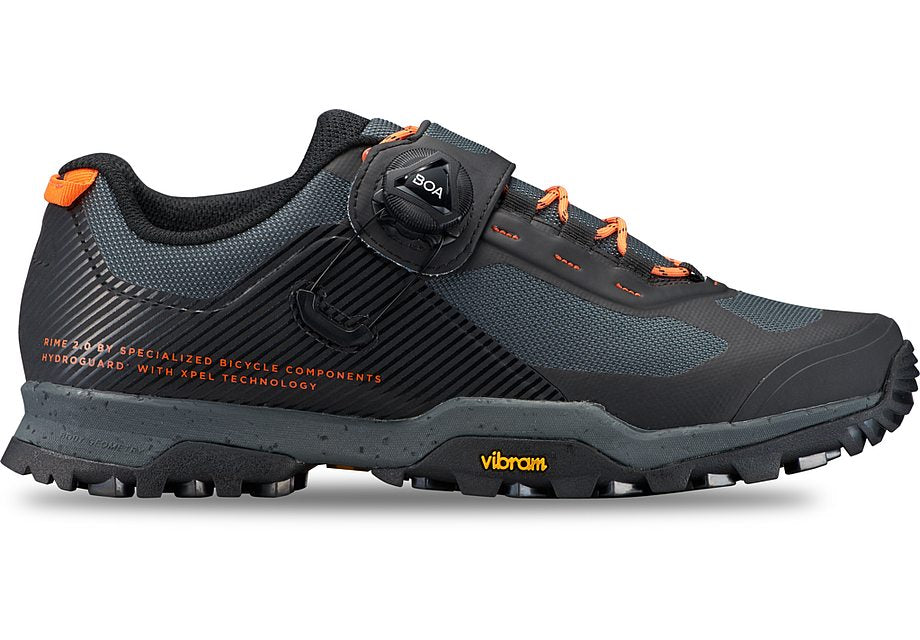 Specialized rime 2.0 hydroguard shoe black/cast battleship/blaze 37 Shoes and Insoles Specialized   