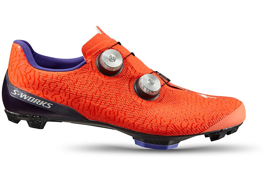 Specialized S-Works recon shoe cactus bloom/blaze/deep lake 44 Shoes and Insoles Specialized   