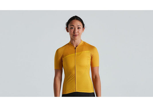 Specialized sl stripe jersey ss wmn brassy yellow xs Jerseys Specialized   