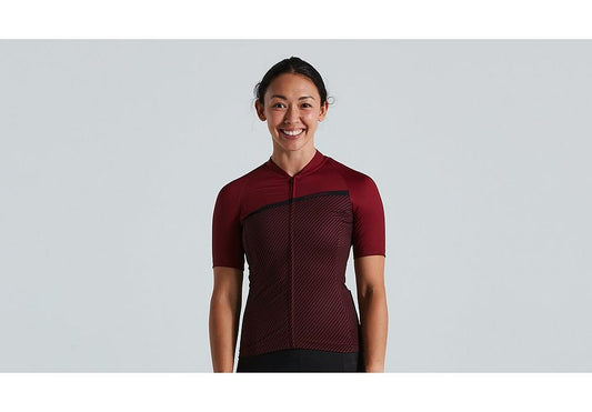 Specialized sl stripe jersey ss wmn crimson xxl Jerseys Specialized   
