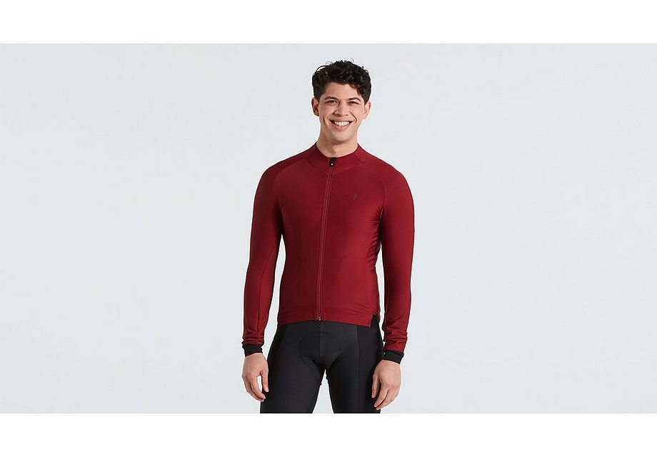 Specialized sl expert thermal jersey ls men maroon s Jerseys Specialized   