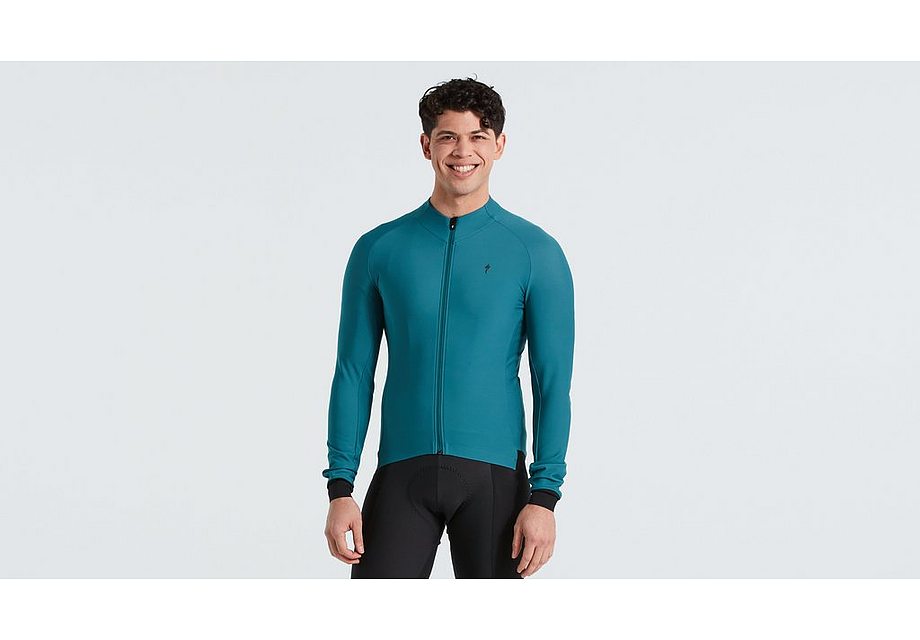 Specialized sl expert thermal jersey ls men tropical teal xs Jerseys Specialized   