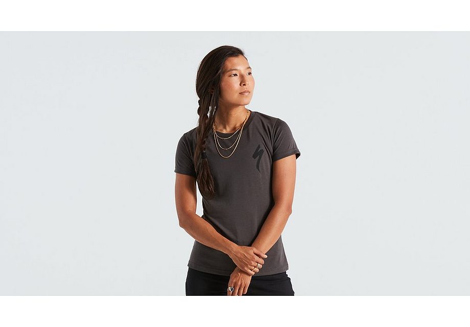 Specialized s-logo tee ss wmn charcoal xs Exclude Specialized   