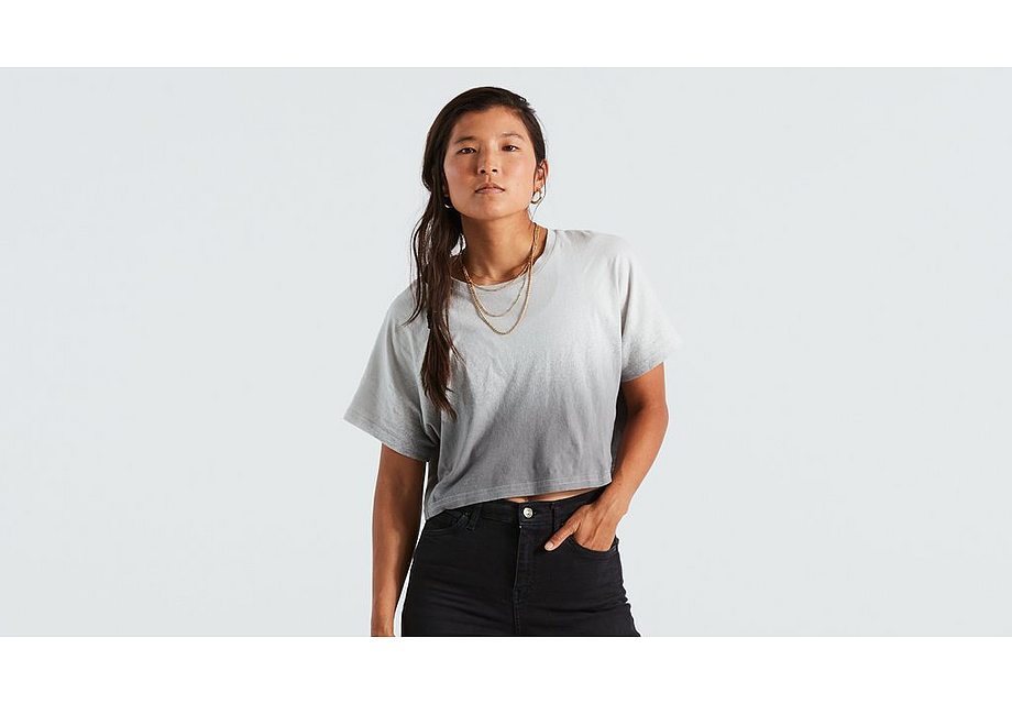 Specialized crop tee ss wmn dove grey spray m Exclude Specialized   