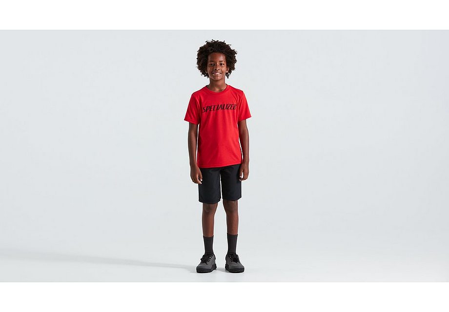 Specialized wordmark tee ss yth flo red s Exclude Specialized   