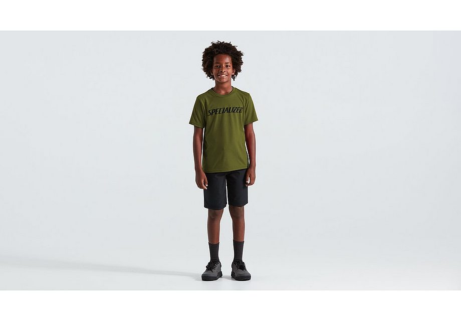 Specialized wordmark tee ss yth olive green s Exclude Specialized   