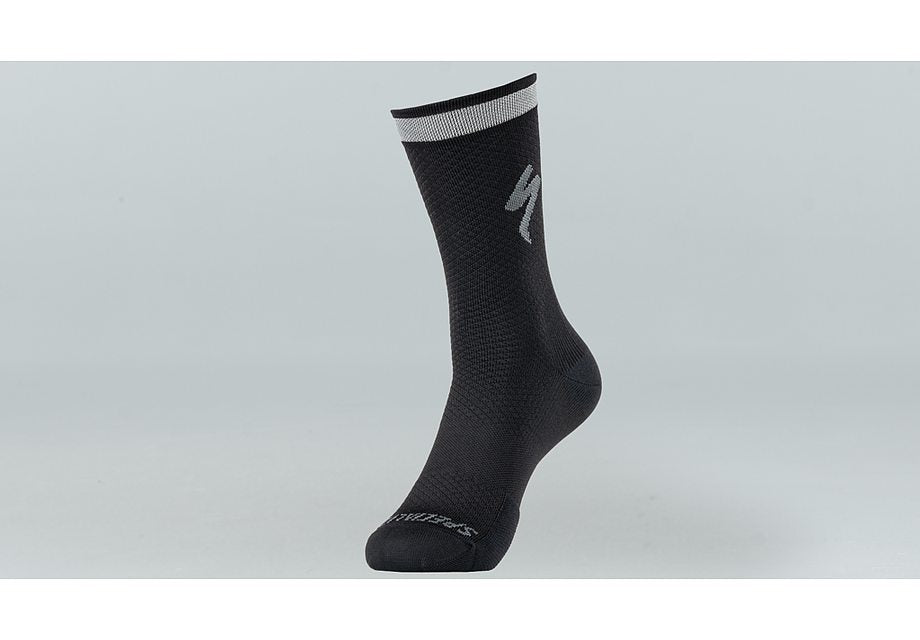 Specialized soft air reflective tall sock black l Socks Specialized   