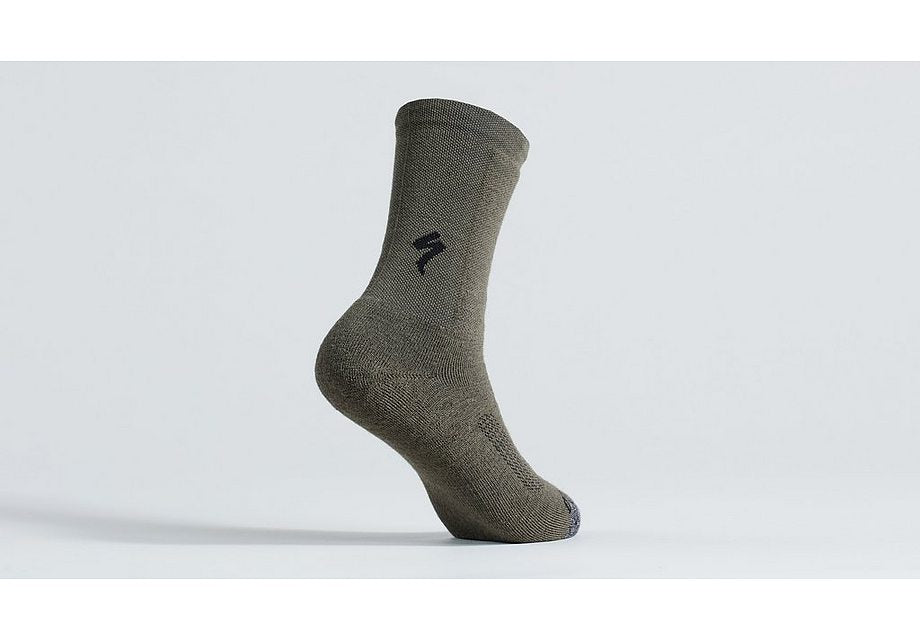 Specialized merino deep winter tall sock oak green s Socks Specialized   