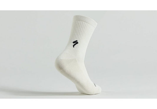 Specialized cotton tall sock white mountains m Socks Specialized   