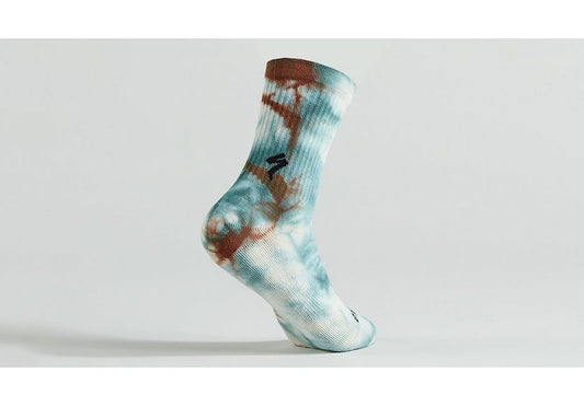 Specialized cotton tall sock white mountains garment wash s Socks Specialized   