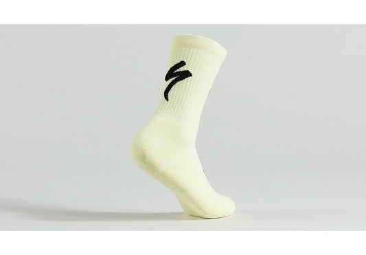 Specialized butter techno mtb tall logo sock butter m Socks Specialized   