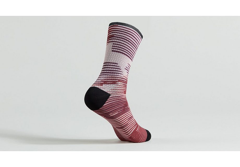 Specialized soft air mid sock maroon blur m Socks Specialized   