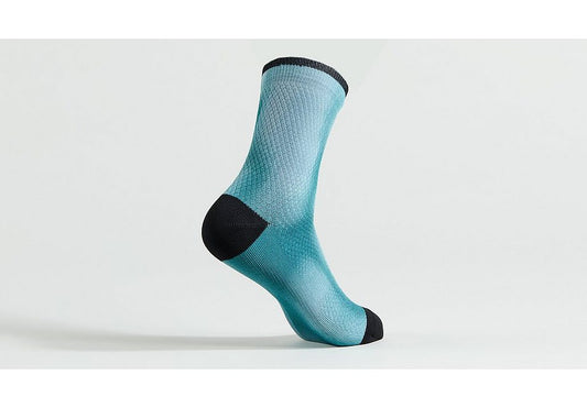 Specialized soft air mid sock tropical teal distortion l Socks Specialized   