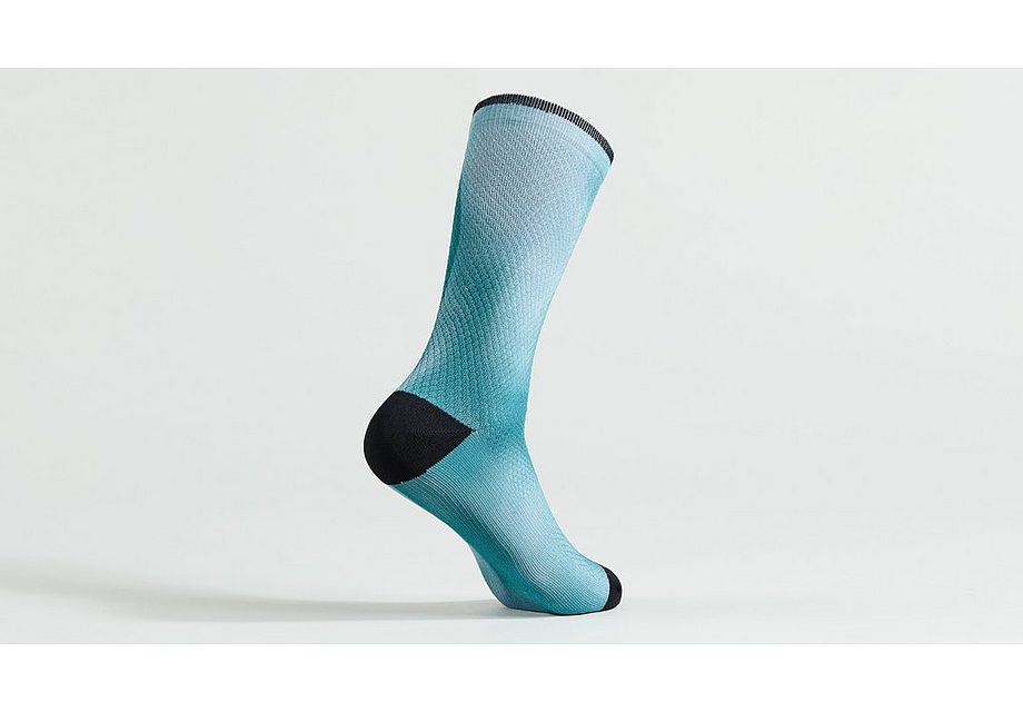 Specialized soft air tall sock tropical teal distortion l Socks Specialized   