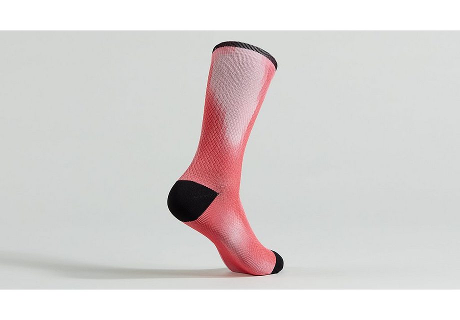Specialized soft air tall sock vivid coral distortion s Socks Specialized   