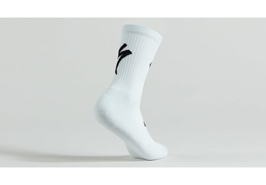 Specialized techno mtb tall logo sock dove grey xl Socks Specialized   