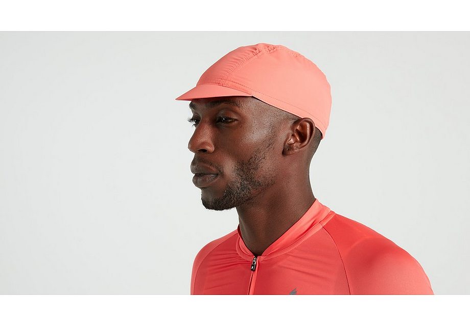 Specialized deflect uv cycling cap hat vivid coral s Hats and Caps Specialized   