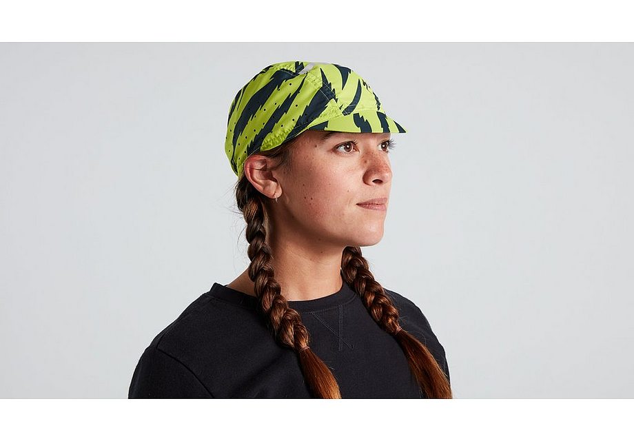 Specialized lightning reflect cycling cap hat hyper green m Hats and Caps Specialized   