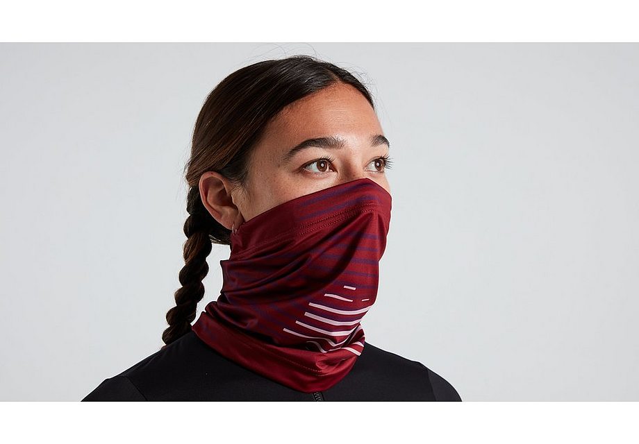 Specialized blur neck gaiter maroon one size Exclude Specialized   