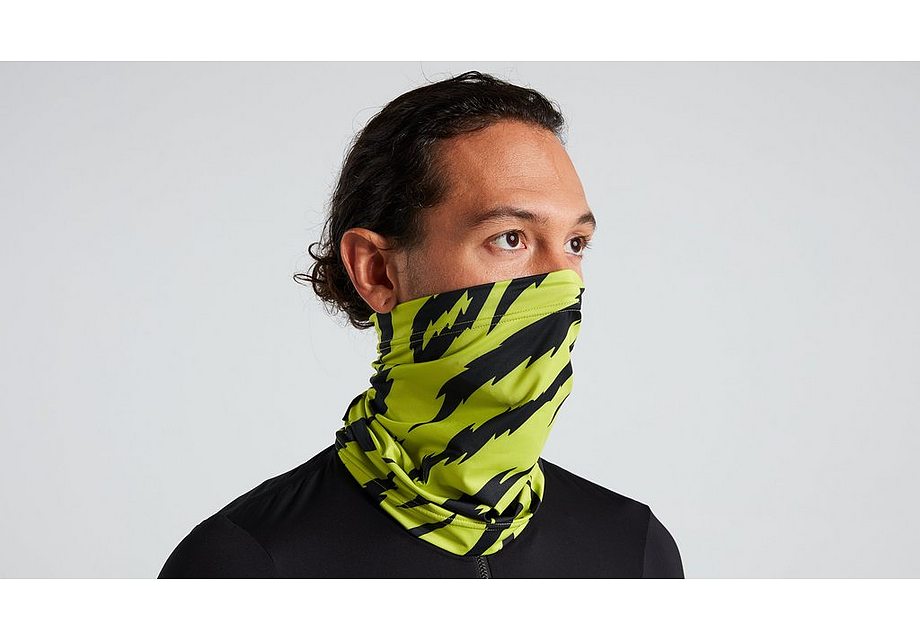 Specialized lightning neck gaiter hyper green one size Exclude Specialized   