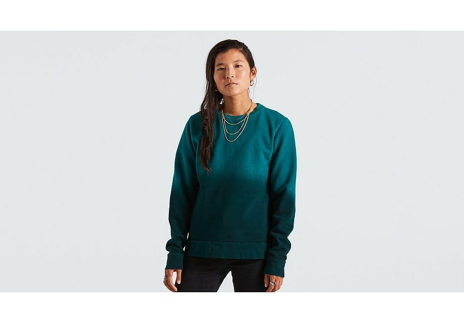 Specialized legacy spray crewneck ls wmn tropical teal xxl Hoodies and Sweatshirts Specialized   
