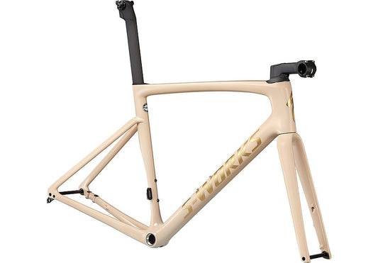 Specialized tarmac sl7 S-Works frmset sand/red/gold chameleon/satin brushed gold foil 44 Framesets Specialized   