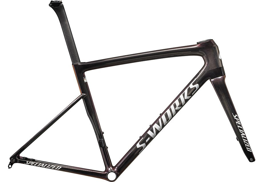 Specialized tarmac sl8 S-Works frmset gloss carbon / viavi maganta gold / chaos red pearl / white 44 Framesets Specialized   