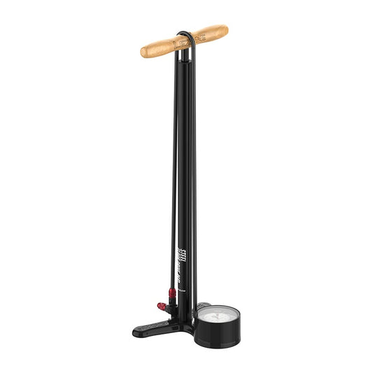 Lezyne Steel Floor Drive Floor Pump with 3.5" Gauge ABS Pro Head Flat Black Floor Pumps Lezyne   
