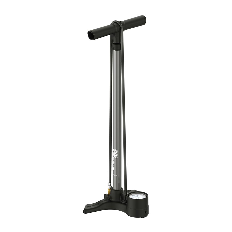 Lezyne Macro Floor Drive ABS Floor Pump - ABS Chuck 220psi Flat Grey Floor Pumps Lezyne   