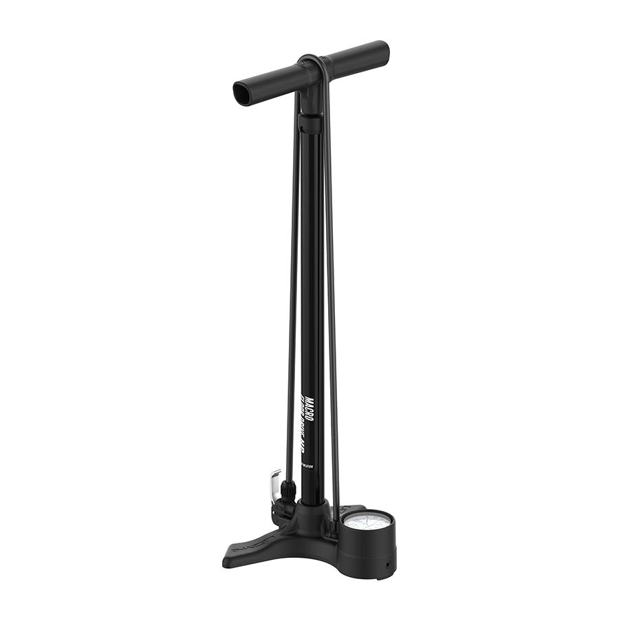 Lezyne Macro Floor Drive DV Floor Pump - Dual Valve 220psi Flat Black Floor Pumps Lezyne   