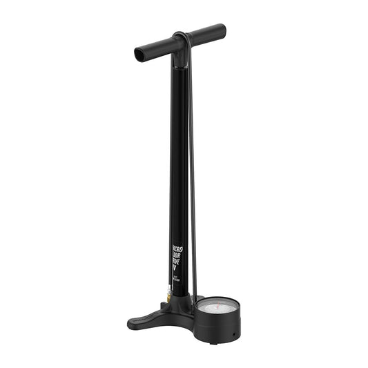 Lezyne Macro HV Floor Drive Pump - ABS Flat Black Floor Pumps Lezyne   