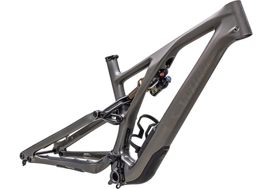 Specialized Stumpjumper evo S-Works frm frame satin / gloss black pearl / brushed black chrome s5 Framesets Specialized   