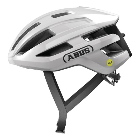 Abus PowerDome MIPS Helmet - Shiny White Large Helmets Abus   