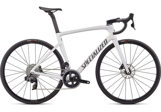 2022 Specialized tarmac sl7 comp bike gloss metallic white silver / smoke 58 Bicycle Specialized   