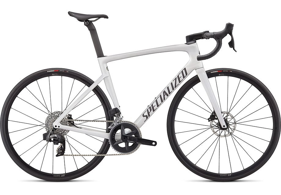 2022 Specialized tarmac sl7 comp bike gloss metallic white silver / smoke 56 Bicycle Specialized   