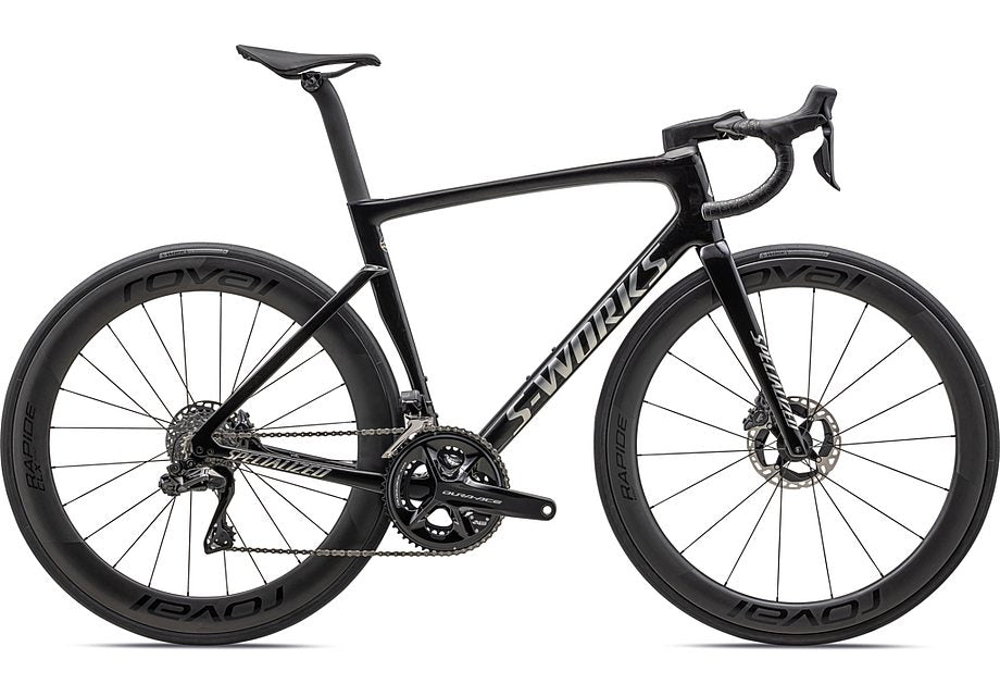 2023 Specialized tarmac sl7 S-Works di2 bike gloss black pearl granite over carbon / chrome 61 Bicycle Specialized   