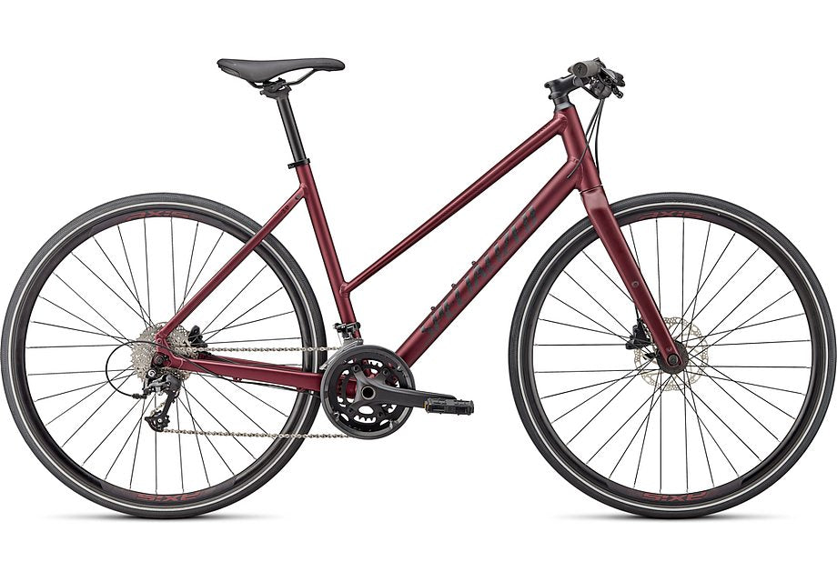 2024 Specialized sirrus 3.0 st bike satin maroon / gloss maroon / satin black reflective xs Bicycle Specialized   
