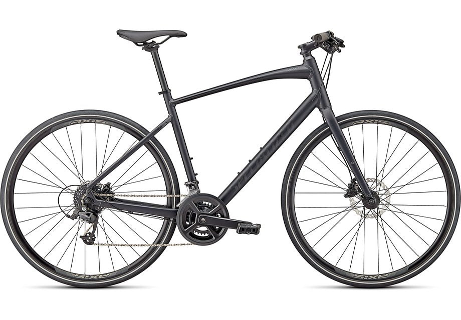 2024 Specialized sirrus 2.0 bike satin cast black / gloss black / satin black reflective m Bicycle Specialized   