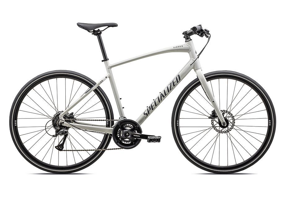 2023 Specialized sirrus 2.0 bike gloss dune white / satin obsidian reflective xxs Bicycle Specialized   
