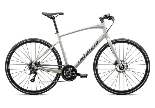 2023 Specialized sirrus 2.0 bike gloss dune white / satin obsidian reflective l Bicycle Specialized   