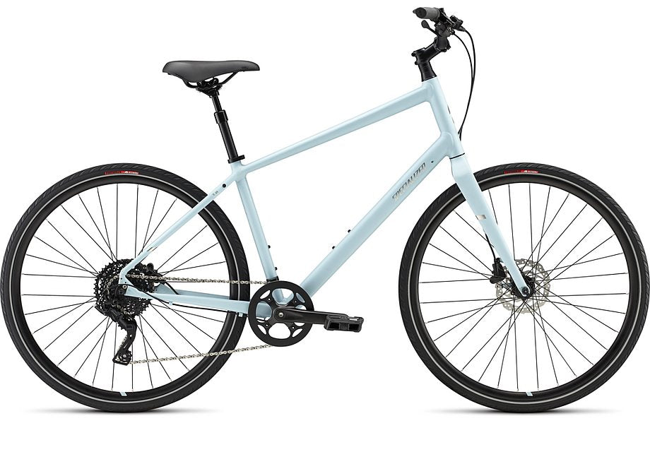 2022 Specialized crossroads 3.0 bike satin arctic blue / chrome l Bicycle Specialized   