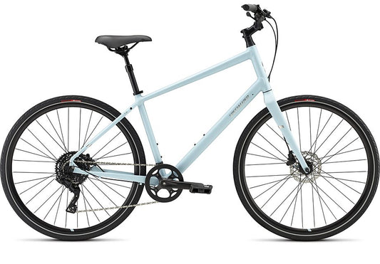 2022 Specialized crossroads 3.0 bike satin arctic blue / chrome l Bicycle Specialized   