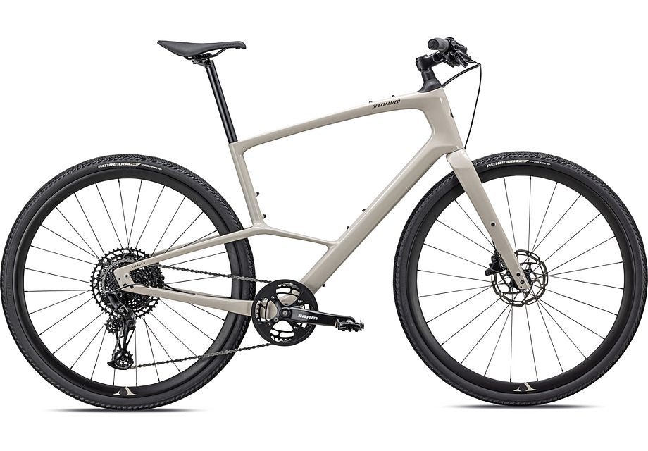 2024 Specialized sirrus x 5.0 bike gloss white mountains / gunmetal / satin white mtns reflective s Bicycle Specialized   