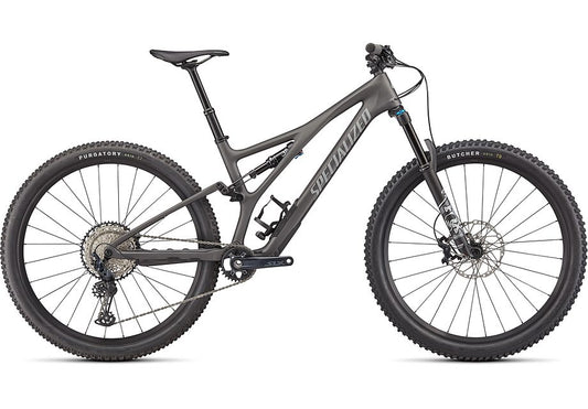 2022 Specialized Stumpjumper comp bike satin smoke / cool grey / carbon s5 Bicycle Specialized   