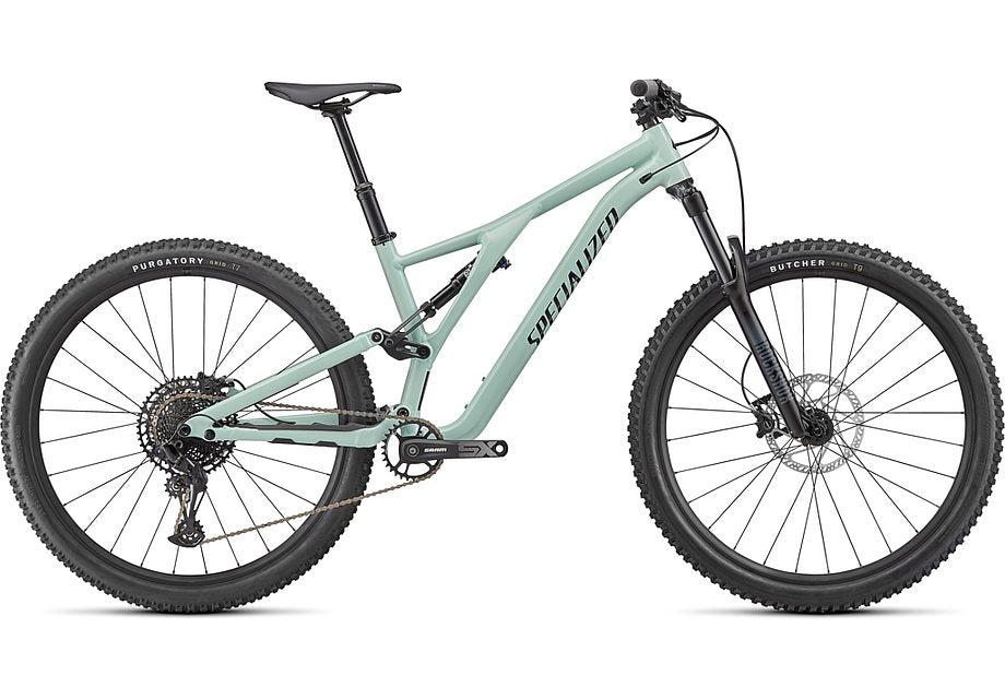 2024 Specialized Stumpjumper alloy bike gloss ca white sage / black s5 Bicycle Specialized   