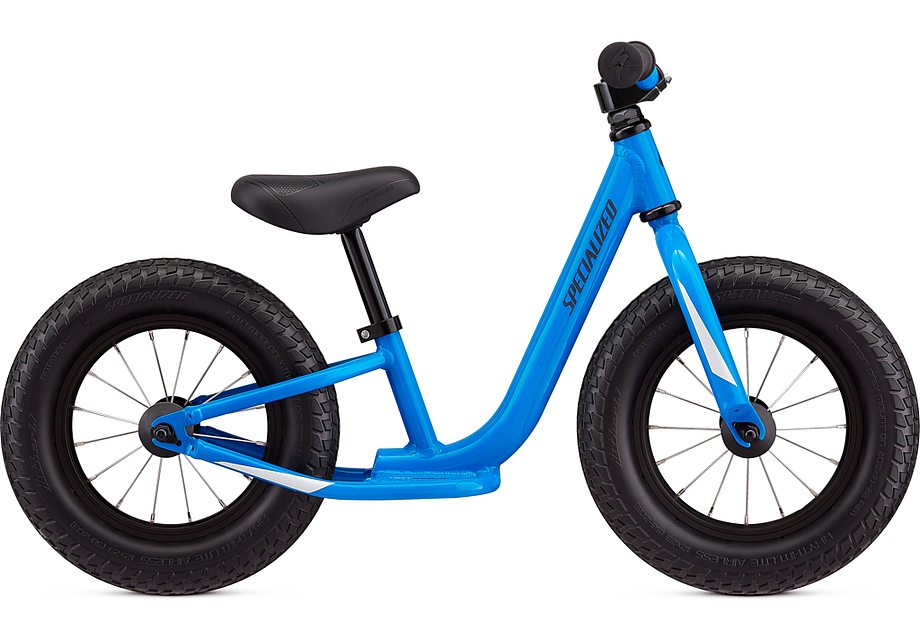 2022 Specialized hotwalk bike neon blue / metalic white silver / black 12 Bicycle Specialized   